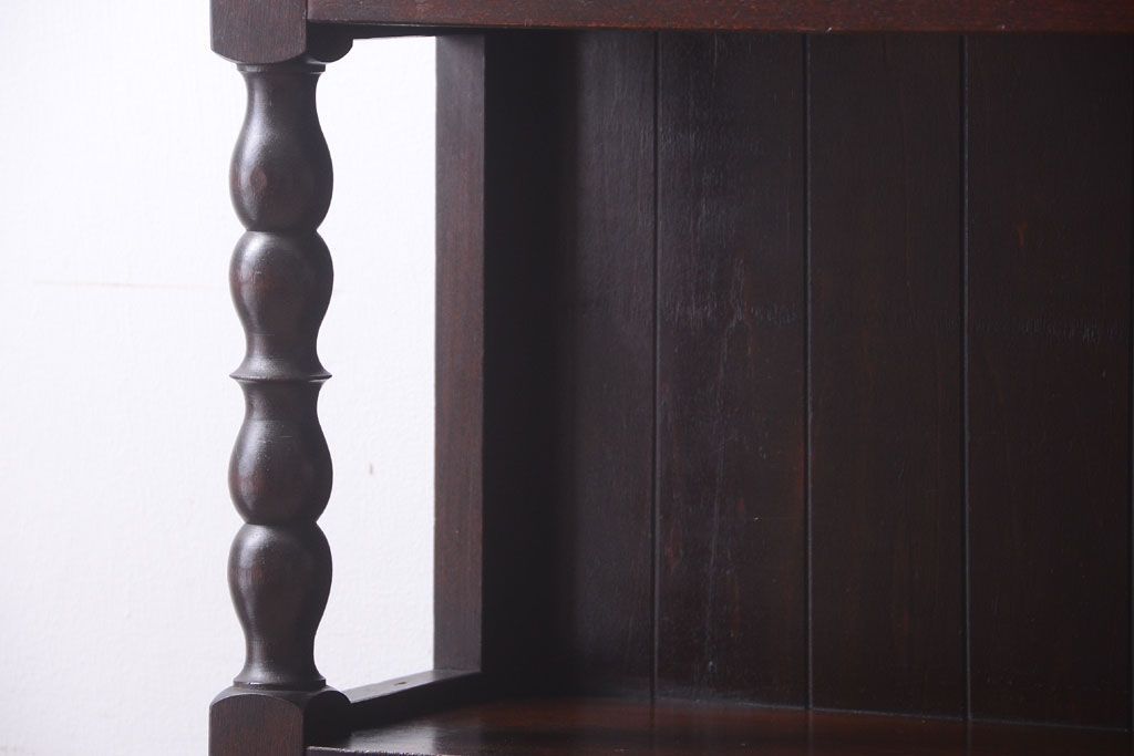 中古　民芸家具　ビンテージ　壁掛け吊り棚(飾り棚・コレクションボード)