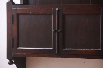 中古　民芸家具　ビンテージ　壁掛け吊り棚(飾り棚・コレクションボード)