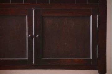 中古　民芸家具　ビンテージ　壁掛け吊り棚(飾り棚・コレクションボード)