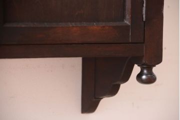 中古　民芸家具　ビンテージ　壁掛け吊り棚(飾り棚・コレクションボード)