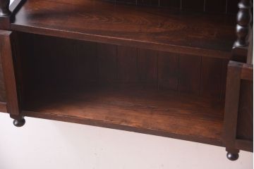 中古　民芸家具　ビンテージ　壁掛け吊り棚(飾り棚・コレクションボード)