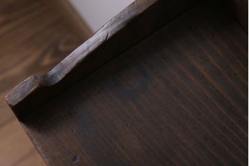 アンティーク家具　古民具・骨董　大正昭和期　前面カエデ材!小さな茶箪笥(茶棚・収納棚)
