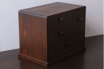 レトロ家具　昭和レトロ　小ぶりでかわいい小さなアンティーク小引き出し