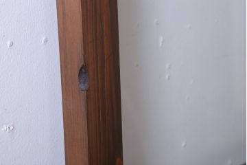 和製アンティーク　ダイヤガラス入り!古い木のガラス戸