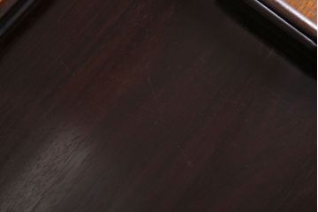 アンティーク雑貨　古民具・骨董　明治〜大正期　唐木材!紫檀材のアンティークトレー2枚セット(お盆)