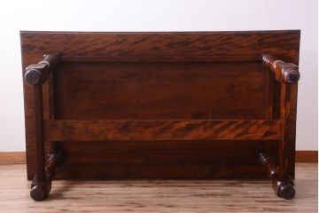 中古　九州民芸家具　上質なダイニングテーブル