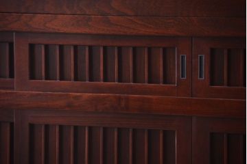 中古　民芸家具　高級品　特大!七尺　重ね水屋箪笥(定価約220万円)