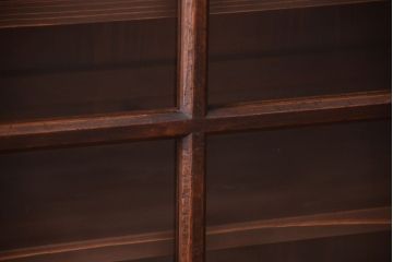 アンティーク家具　古い木のアンティークサイドボード(横型収納棚)(2)