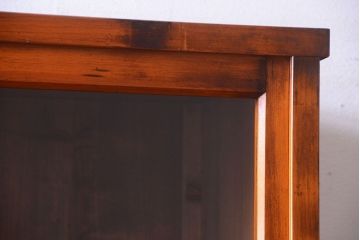 アンティーク家具　古民具・骨董　幅狭!アンティーク重ね収納棚(食器棚)