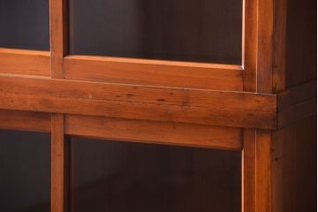 アンティーク家具　古民具・骨董　幅狭!アンティーク重ね収納棚(食器棚)