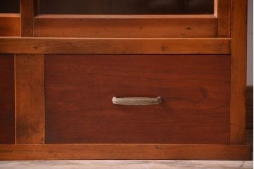 アンティーク家具　古民具・骨董　幅狭!アンティーク重ね収納棚(食器棚)