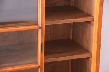 アンティーク家具　古民具・骨董　幅狭!アンティーク重ね収納棚(食器棚)