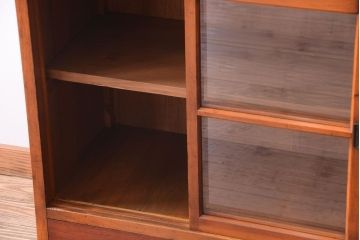 アンティーク家具　古民具・骨董　幅狭!アンティーク重ね収納棚(食器棚)