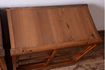 アンティーク家具　古民具・骨董　幅狭!アンティーク重ね収納棚(食器棚)