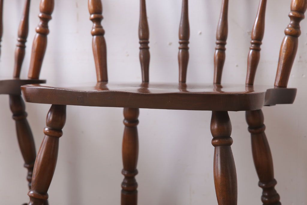 中古　飛騨家具　ビンテージ　WINDS　太平　チェア2脚セット