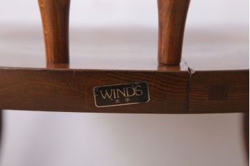 中古　飛騨家具　ビンテージ　WINDS　太平　チェア2脚セット