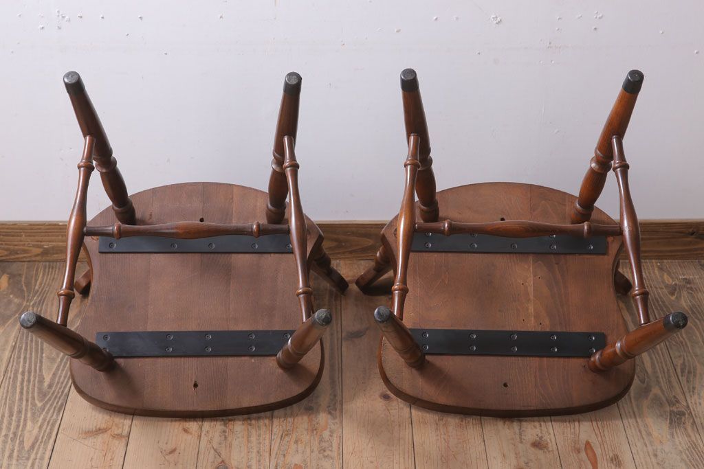 中古　飛騨家具　ビンテージ　WINDS　太平　チェア2脚セット