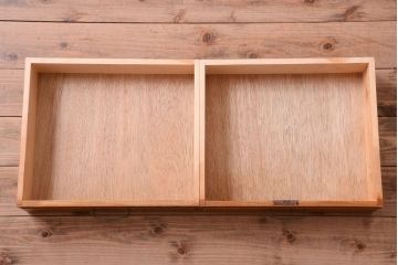 レトロ家具　ダイヤガラス入り!昭和レトロ　小ぶりな本箱