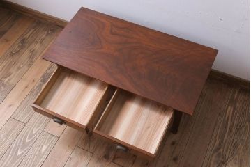 総欅製　美品　天板一枚板!大正昭和期の上質なアンティーク文机
