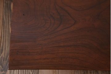 総欅製　美品　天板一枚板!大正昭和期の上質なアンティーク文机