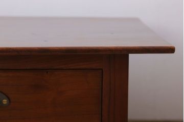 総欅製　美品　天板一枚板!大正昭和期の上質なアンティーク文机