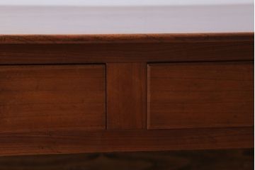 総欅製　美品　天板一枚板!大正昭和期の上質なアンティーク文机