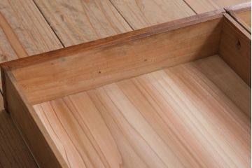 総欅製　美品　天板一枚板!大正昭和期の上質なアンティーク文机