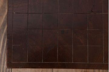 アンティーク雑貨　古い欅材製!アンティーク将棋盤(飾り台)