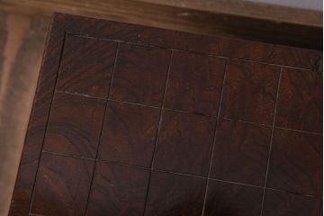 アンティーク雑貨　古い欅材製!アンティーク将棋盤(飾り台)