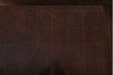 アンティーク雑貨　古い欅材製!アンティーク将棋盤(飾り台)