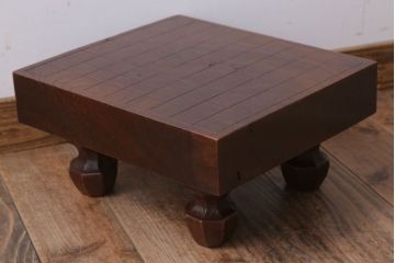 アンティーク雑貨　古い欅材製!アンティーク将棋盤(飾り台)