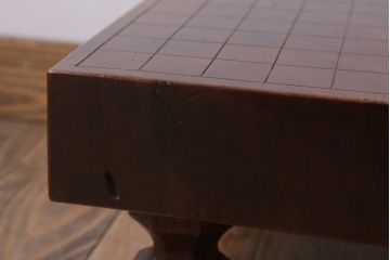 アンティーク雑貨　古い欅材製!アンティーク将棋盤(飾り台)