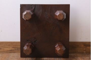 アンティーク雑貨　古い欅材製!アンティーク将棋盤(飾り台)