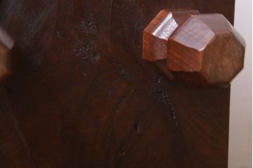 アンティーク雑貨　古い欅材製!アンティーク将棋盤(飾り台)