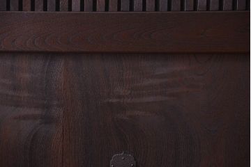 総欅製!明治大正期の古い蔵戸(格子戸、玄関戸)