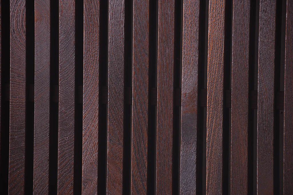 総欅製!明治大正期の古い蔵戸(格子戸、玄関戸)