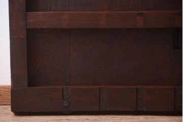 総欅製!明治大正期の古い蔵戸(格子戸、玄関戸)