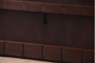 総欅製!明治大正期の古い蔵戸(格子戸、玄関戸)