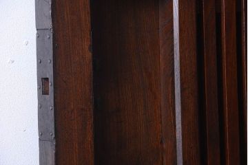 総欅製!明治大正期の古い蔵戸(2)(玄関戸)