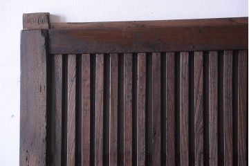 総欅製!明治大正期の古い蔵戸(2)(玄関戸)