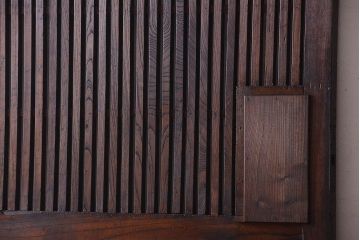 総欅製!明治大正期の古い蔵戸(2)(玄関戸)