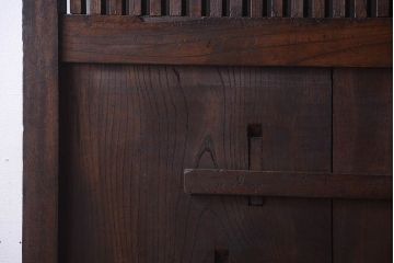 総欅製!明治大正期の古い蔵戸(2)(玄関戸)