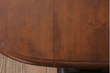 中古　松本民芸家具　28型　上質なバタフライ卓(折りたたみテーブル)(定価約16万円)