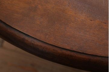 中古　松本民芸家具　28型　上質なバタフライ卓(折りたたみテーブル)(定価約16万円)
