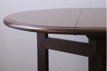 中古　松本民芸家具　28型　上質なバタフライ卓(折りたたみテーブル)(定価約16万円)