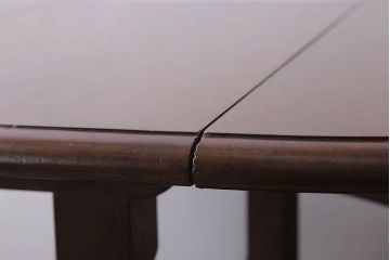 中古　松本民芸家具　28型　上質なバタフライ卓(折りたたみテーブル)(定価約16万円)