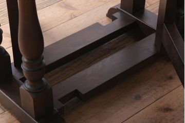 中古　松本民芸家具　28型　上質なバタフライ卓(折りたたみテーブル)(定価約16万円)