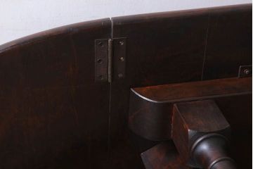 中古　松本民芸家具　28型　上質なバタフライ卓(折りたたみテーブル)(定価約16万円)