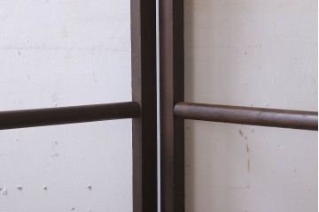 アンティーク雑貨　高級杉材　古い木の味わい深い和製アンティーク衣桁
