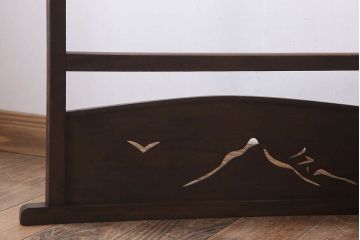 アンティーク雑貨　高級杉材　古い木の味わい深い和製アンティーク衣桁
